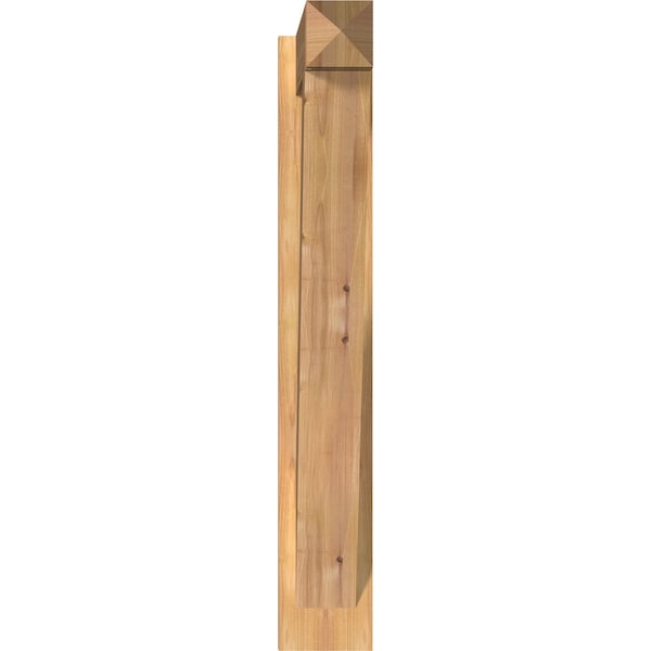 Traditional Arts & Crafts Smooth Outlooker, Western Red Cedar, 5 1/2W X 24D X 36H